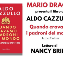 “Quando eravamo i padroni del mondo”: Mario Draghi presenta il nuovo libro di Aldo Cazzullo