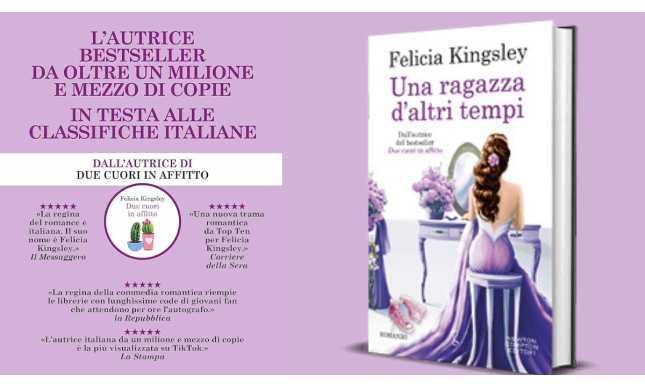 Felicia Kingsley a Milano in occasione di Bookcity: presentazione e reading al teatro Franco Parenti