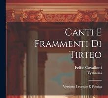 Canti e frammenti di Tirteo