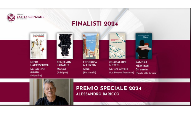 Premio Lattes Grinzane 2024: i 5 libri finalisti