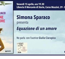 “Brindisi con l'autore”: Giulia Ciarapica dialoga con Simona Sparaco