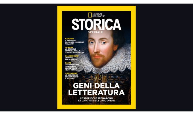 Geni della letteratura: lo Speciale “Storica” National Geographic Marzo 2024