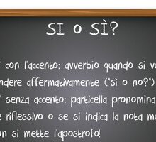 Sì o si: come si scrive?