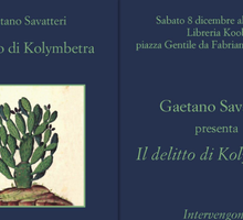 Presentazioni libri: Gaetano Savatteri alla libreria Koob