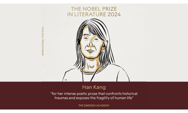 Premio Nobel per la Letteratura 2024: vince Han Kang, l'autrice di “Atti umani”