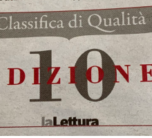 I 10 libri del 2021 nella Top Ten della Lettura del Corriere della Sera