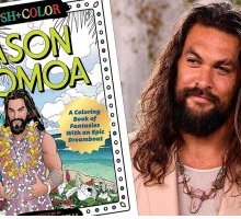 Fan di Jason Momoa? Colora il libro antistress con l'attore di Game of Thrones