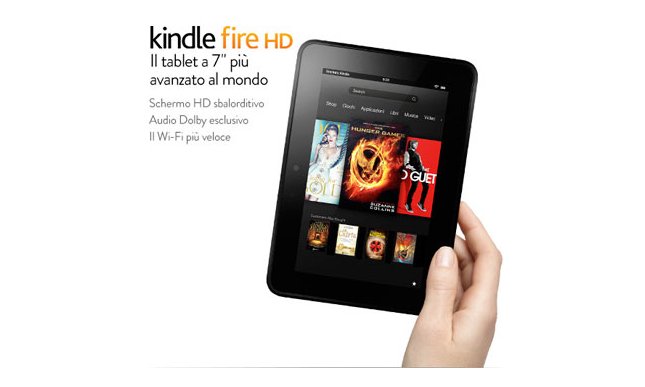 Nuovo Kindle Fire di Amazon da ottobre in Italia