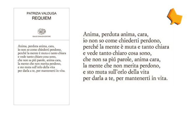 E sto muta sull'orlo della vita: testo e commento della poesia di Patrizia Valduga