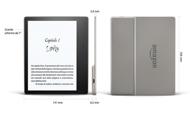 Kindle Oasis: caratteristiche e prezzo dell'ereader Amazon