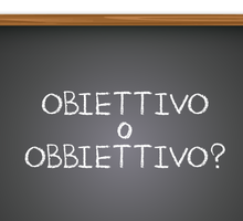 Obiettivo o obbiettivo: come si scrive?