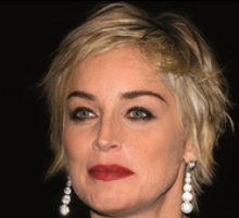 Sharon Stone. Felice di essere ancora una vamp