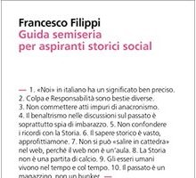 Guida semiseria per aspiranti storici social