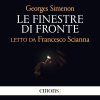 Copertina del libro Audiolibro “Le finestre di fronte” di Georges Simenon letto da Francesco Scianna