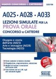 Concorso a Cattedre - A025-A028-A033 - Lezione simulate per la prova orale - Disegno e storia dell'arte (A025) Arte e immagine (A028) Tecnologia (A033) 