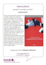 Sergio Garufi presenta “Il superlativo di amare” a Roma