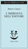 Copertina del libro L'impronta dell'editore 