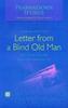 Copertina del libro Letter from a Blind Old Man