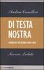 Copertina del libro Di testa nostra 