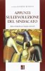 Copertina del libro Appunti per una storia del sindacato in Italia