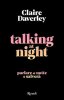 Copertina del libro Talking at night. Parlare di notte ti salverà 