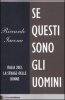 Copertina del libro Se questi sono gli uomini 