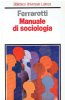 Copertina del libro Manuale di sociologia