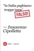 Copertina del libro In Italia paghiamo troppe tasse. Falso!