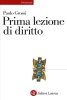 Copertina del libro Prima lezione di diritto