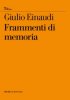 Copertina del libro Frammenti di memoria