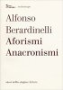 Copertina del libro Aforismi anacronismi 