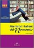 Copertina del libro Narratori italiani del Novecento. I racconti