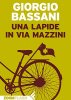 Copertina del libro Una lapide in via Mazzini 