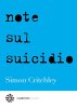 Copertina del libro Note sul suicidio