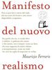 Copertina del libro Manifesto del Nuovo Realismo 